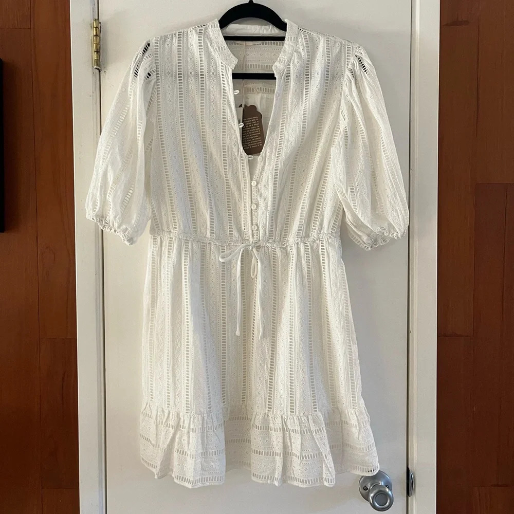 Anthropologie Forever That Girl Eyelet Dress - Picture 1 of 5